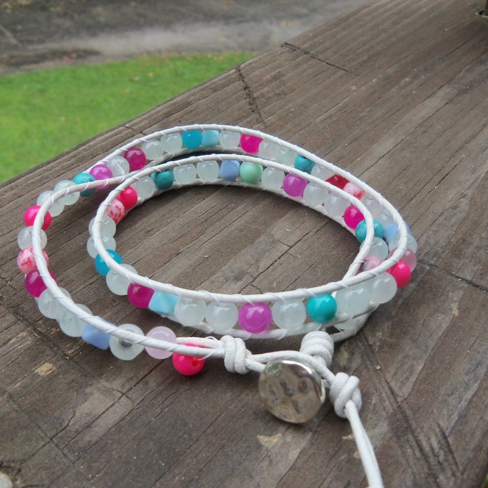 Handmade Anklet - double wrap